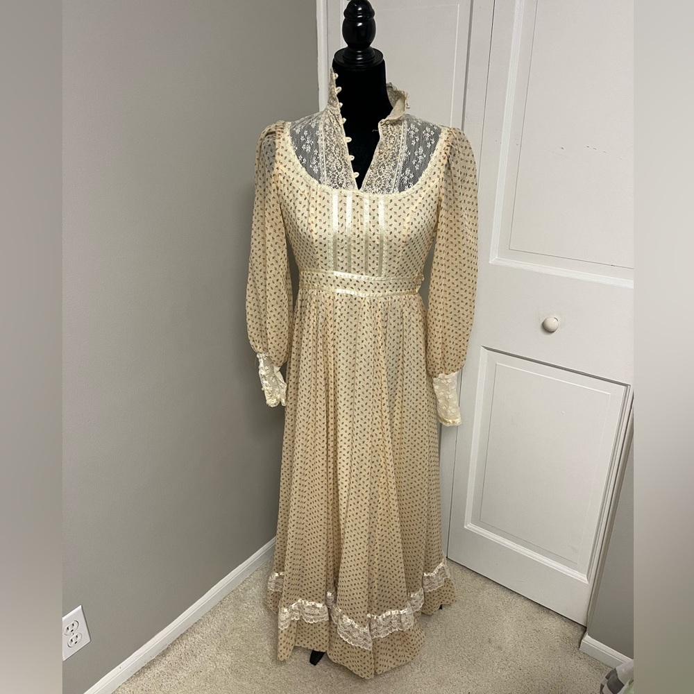 Vintage Gunne Sax Prairie Dress size 7